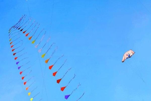 « Des kites survolent les quais »