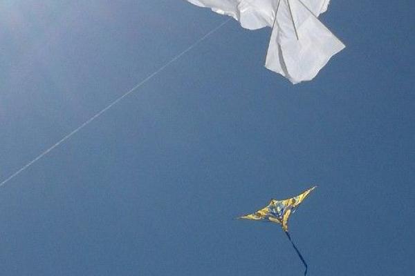« Des kites survolent les quais »