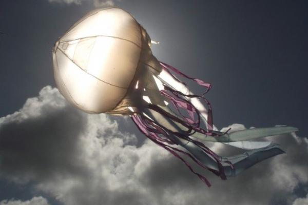 « Des kites survolent les quais »